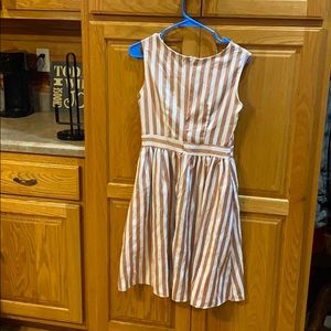 Vintage Style Striped Dress